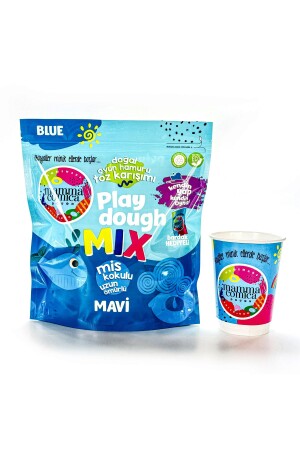 Do It Yourself Play Natural Play Dough Powder Mix-blau - 2