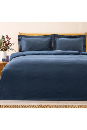 Doce Bettwäsche-Set für Doppelbett, 200 x 220 cm, Marineblau, CK222TEK038 - 1