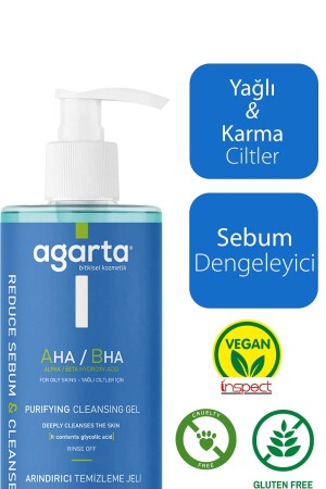 Doğal Arındırıcı Yüz Temizleme Jeli-akne-siyah Nokta Ve Sivilce-yağlı Ve Karma Cilt 400 ml - 3