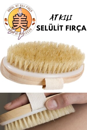 Doğal At Kılı Fırça Masaj Peeling Natural Vücut Fırçası - 1