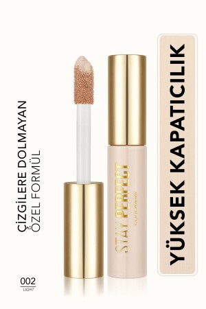 Doğal Bitişli Kapatıcı (SICAK ALT TON) - Stay Perfect Concealer - 002 Light - 8682536085465 - 2