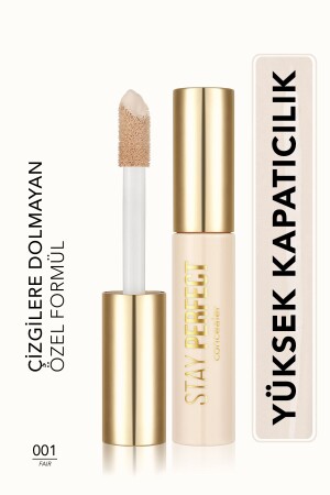 Doğal Bitişli Kapatıcı (SOĞUK ALT TON) - Stay Perfect Concealer - 001 Fair -8682536085441 - 2