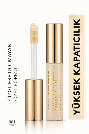 Doğal Bitişli Kapatıcı (SOĞUK ALT TON) - Stay Perfect Concealer - 001 Fair - 8682536037419 - 2