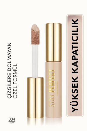 Doğal Bitişli Kapatıcı (SOĞUK ALT TON) - Stay Perfect Concealer - 004 Ivory - 8682536037143 - 2