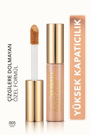 Doğal Bitişli Kapatıcı (soğuk Alt Ton) - Stay Perfect Concealer - 005 Beige - 8682536037150 251346 - 2