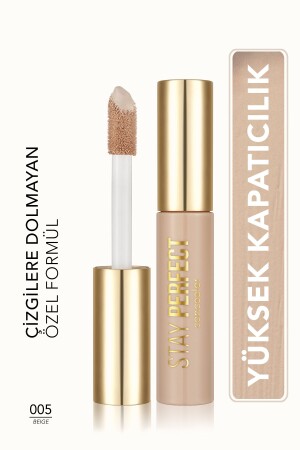 Doğal Bitişli Kapatıcı (SOĞUK ALT TON) - Stay Perfect Concealer - 005 Beige - 8682536085526 - 2