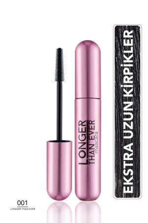 Doğal Formüllü Kirpik Uzatıcı Maskara (Siyah) - Longer Than Ever Mascara - 001 Black - 8682536067119 - 1