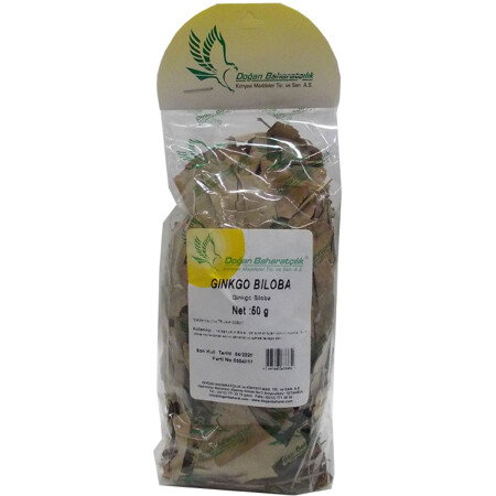 Doğal Ginkgo Biloba Yaprağı 50 Gr Paket - 3