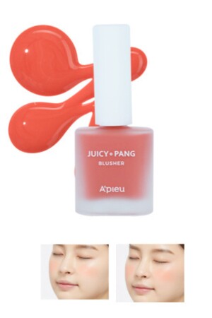 Doğal Görünüm Sunan Nemlendirici Likit Allık 9g. APIEU Juicy-Pang Water Blusher (CR02) - 3