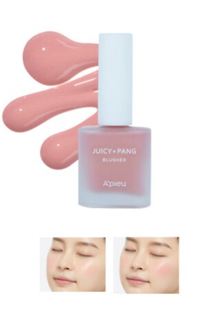 Doğal Görünüm Sunan Nemlendirici Likit Allık 9g. APIEU Juicy-Pang Water Blusher (PK03) - 1