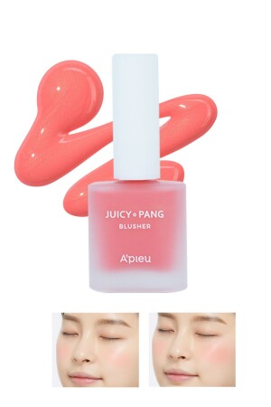 Doğal Görünüm Sunan Nemlendirici Likit Allık 9g. APIEU Juicy-Pang Water Blusher (PK04) - 2