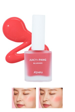 Doğal Görünüm Sunan Nemlendirici Likit Allık 9g. APIEU Juicy-Pang Water Blusher (RD01) 4620 - 2