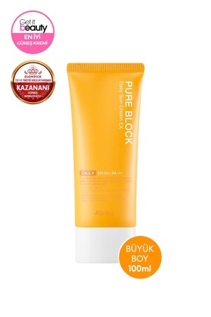 Doğal Görünümlü Güneş Kremi A'PIEU Pure Block Natural Daily Sun Cream EX SPF50-PA-- 8809581450684 - Missha