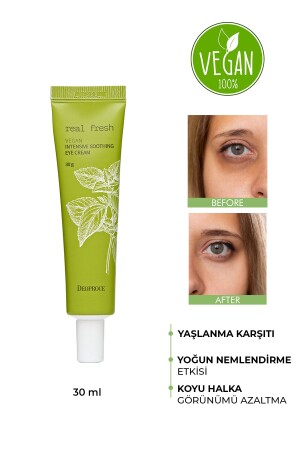 Doğal Içerikli Koyu Halka Ve Yaşlanma Karşıtı Nemlendirici Vegan Göz Bakım Kremi 30ml 8809567928428 - 1