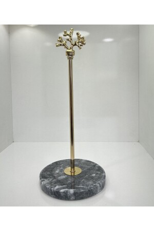 MNZ-Natural Marble Decorative Roll Paper Towel Holder حمام - منظم المطبخ 2022-03 - bemdesign