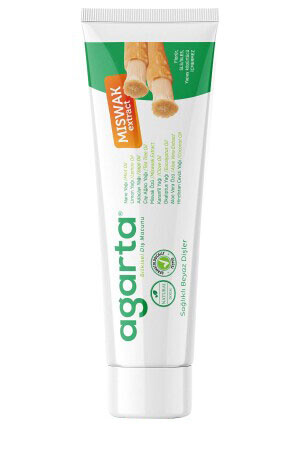 Natürlicher Miswak-Extrakt, fluoridfreie, aufhellende Zahnpasta, 100 ml/130 g - Agarta