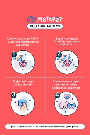 Doğal Nano Gümüş Köpek Pati Temizleme Köpüğü- Pati Yıkama- Hijyen Bakımı- Fırçalı Ayak Şampuanı - 3