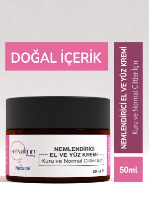 Doğal Nemlendirici El Ve Yüz Kremi Kuru Ve Normal Ciltler Için 50 Ml ENK001 - 1