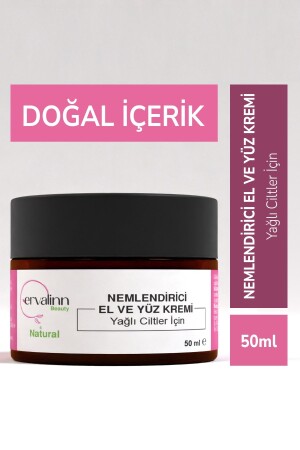 Doğal Nemlendirici El Ve Yüz Kremi Yağlı Ciltler Için 50 Ml ENY001 - 2