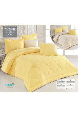 Doğal Ranforce Tek Kişilik Uyku Seti-sade - Zarif Home