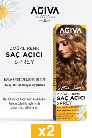 Doğal Renk Açıcı Saç Spreyi 150 Ml X2 - 1