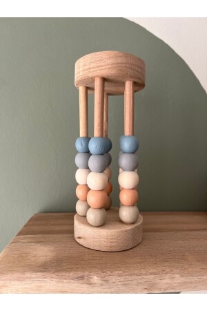 MNZ-طبيعي ألعاب خشبية صحية مونتيسوري أباكس رياضيات الأطفال أزياء غرفة الأطفال DRAOA151222 - DORU