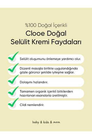 Doğal Selülit Ve Çatlak Giderici Krem (250ML) - Bitkisel İçerikli- Spor İçin Etkili - 3