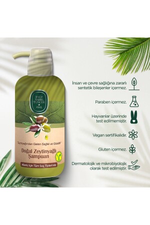 Doğal Zeytinyağlı Şampuan 600 ml - 6