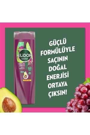 Doğanın Enerjisi Şampuan Avokado Ve Üzüm Çekirdeği Yağı 400 ml X3 - 4