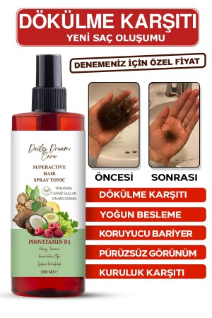 Dökülme Karşıtı Saç Kökü Güçlendirici Hızlı Uzamaya Yardımcı Saç Toniği 250 ml 89714213 - 2