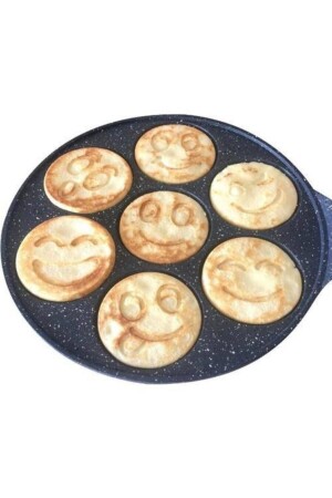 Döküm Granit Kaplama Emoji Pankek Tavası Pancake 28cm EMOJİP - 5