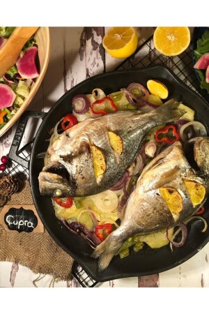 Döküm Yuvarlak Izgara Tavası Ø 30 Cm LV ECO TV 30 K0 MAT BL - Lava