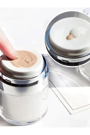 Doldurulabilir Pompalı Vakumlu Krem Kutusu - Tone Ease