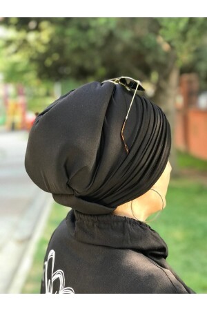 Dolgulu Siyah Drape Dış Bone NB-BDB-01 - 3