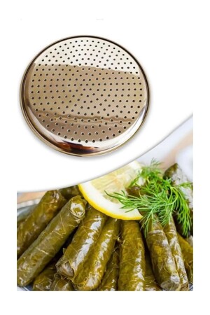 Dolma Sarma Altlığı Paslanmaz Çelik Yaprak Sarma Aparatı 3 Adet Ktksmt1974 - 4