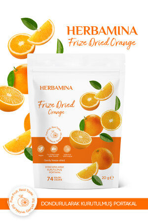 Dondurularak Kurutulmuş Portakal - 20 gr - Herbamina