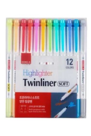 Donga Twinliner Soft Highlighter 12er-Set 231812 - 1