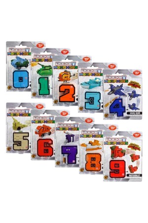 Set mit transformierbaren Zahlen, 10 Stück/6888-11 - Pocket Morphers
