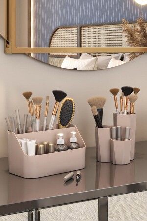 Doppel-Organizer-Set, Make-up-Kosmetik-Organizer und Badezimmer-Organizer - 2