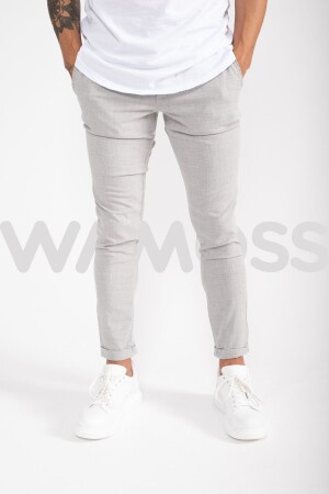 Doppelbeinige Slim-Fit-Joger-Hose WMS058 - 3