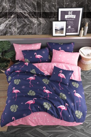 Doppelbett-Bettbezug-Set Flamingo PH1001 - 3