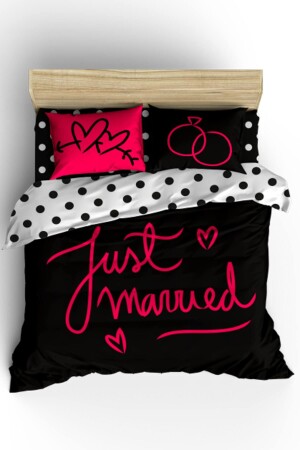 Doppelbett-Bettbezug-Set „Just Married“ HGM0009375 - 2