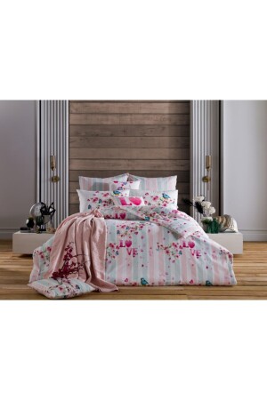 Doppelbett-Bettbezug-Set, Polycottton, Valentinstag-Spezialkollektion, Love Flower 2Q9NTKPLCT0020062 - 2