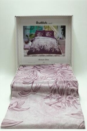 Doppelbett-Bettbezug-Set Ranforce Botanical Purple MJHÖNT1026 - 4