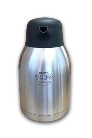 Doppeldeckige Premium-Thermoskanne aus Edelstahl, 2 l, Thermoskanne für Wasser, Erfrischungsgetränke, Tee, für Picknick, Camping, Service, Catering, Premium-Thermoskanne aus Edelstahl, 2 l - 4