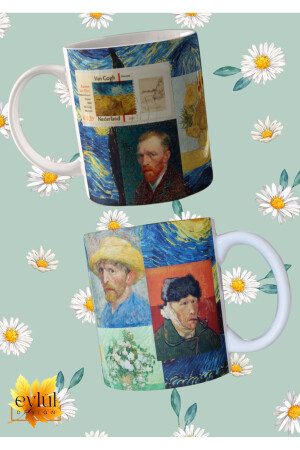 Doppelseitig bedruckte Tasse mit Van-Gogh-Motiv, besonderes Design – Tee- und Kaffeetasse als Geschenk vangoghhh002 - 2