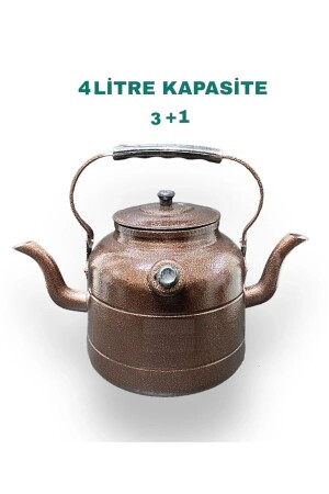 Doppelseitige Aluminium-Teekanne – Ottoman Chat Teekanne 3–5 Liter - 2