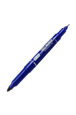 Doppelseitiger Acetat-Permanentstift, 12er-Pack, Blau AH-319 - 1