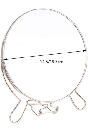 Doppelseitiger Vergrößerungs-Schminkspiegel, 6-Zoll-Tischspiegel, 15 cm, Mirror0202 - 2