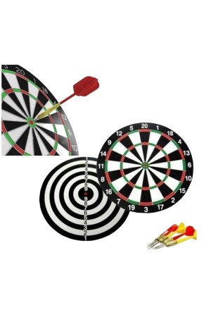 Doppelseitiges 4-Pin-Dart-Aktivitätsziel-Scharfschützen-Sportspielset Triff das höchste Ziel GÇG335 - 2